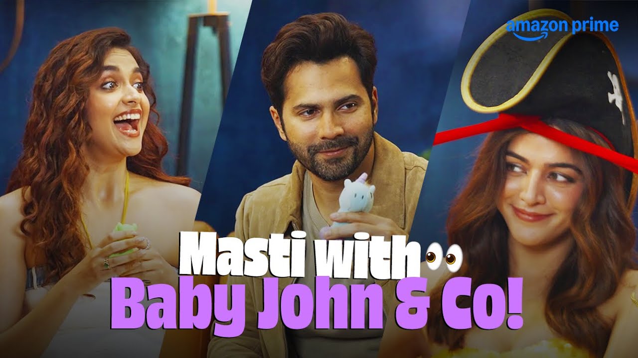 Varun, Wamiqa and Keerthy play 2 Truths, 1 Lie | Baby John | Prime Video India