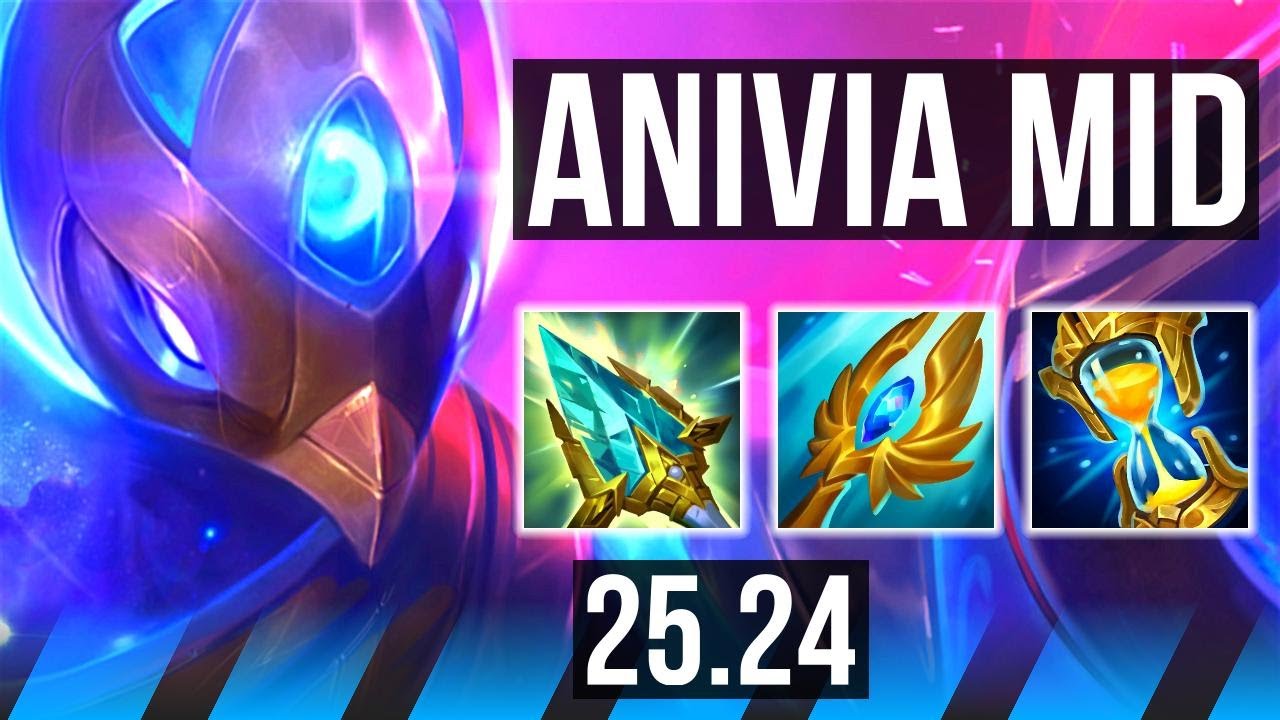 ANIVIA vs FIZZ (MID) | Good KDA: 8/1/19 | NA Master | 25.24