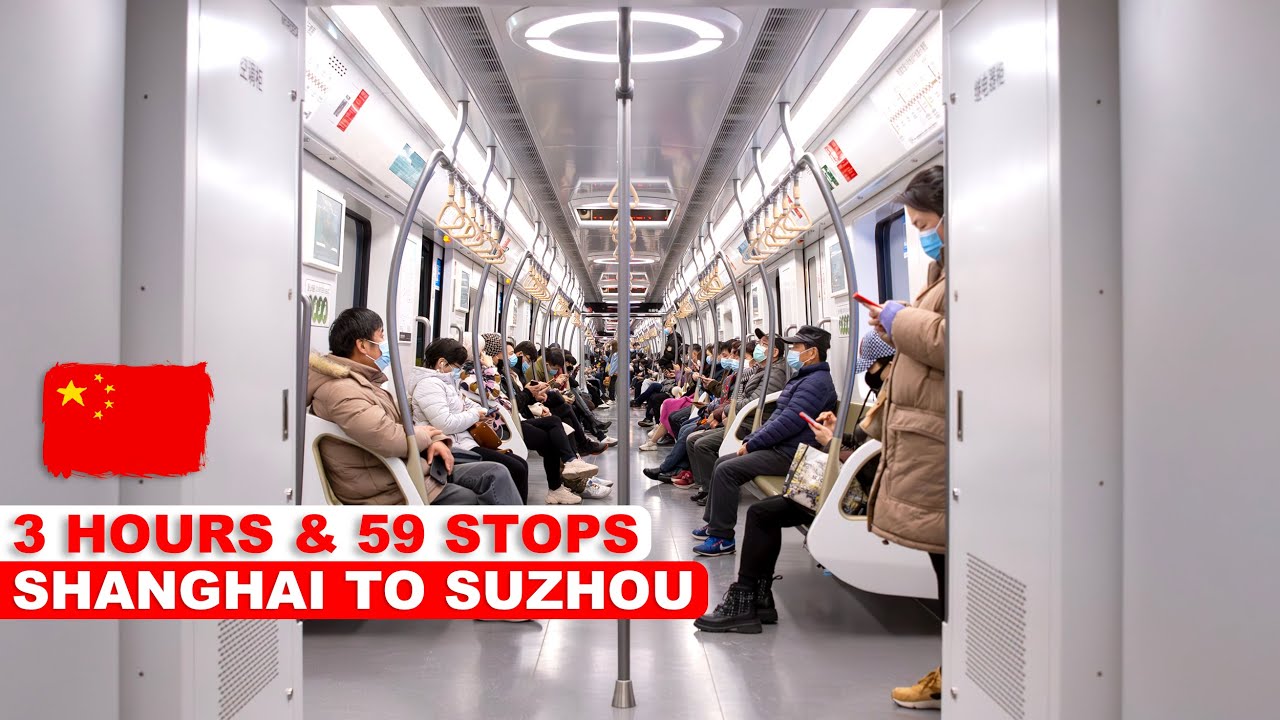 Riding The World's Longest Metro Route To Suzhou | Metro System In China