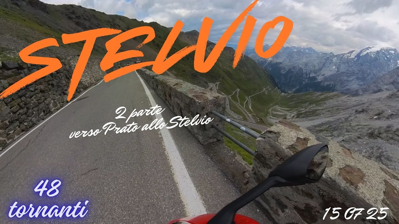 15 07 25 Il Passo dello Stelvio (2° parte) con la Ducati Supersport 950 S