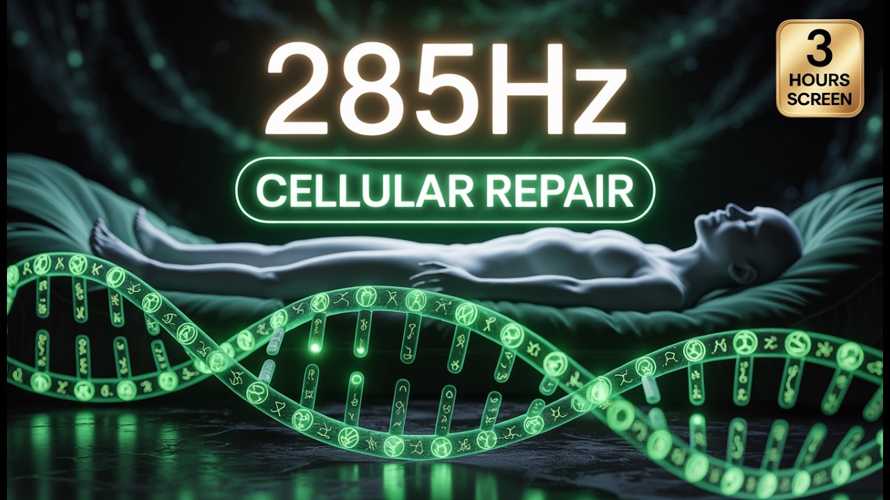 285 Hz | Heal Physical Damage & Immunity | Deep Sleep Recovery 🧠
