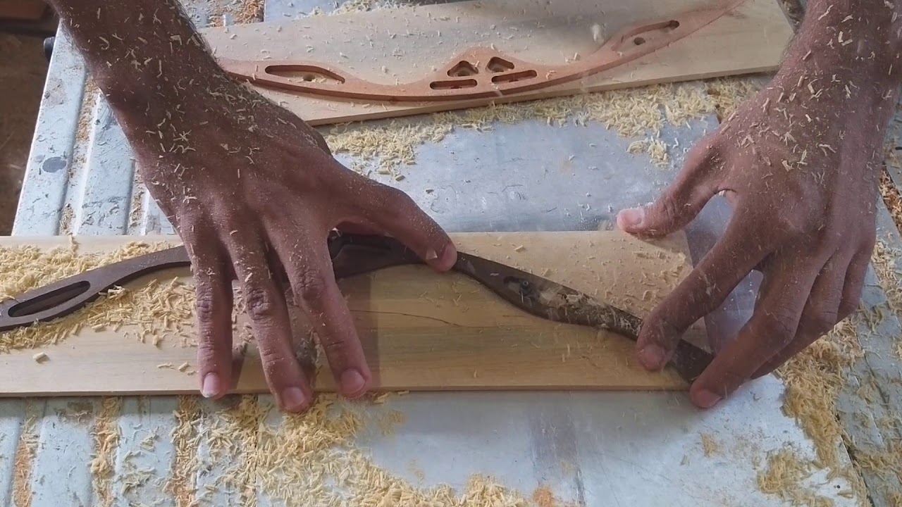 fazendo gabarito para Arco e uma forma de vazado