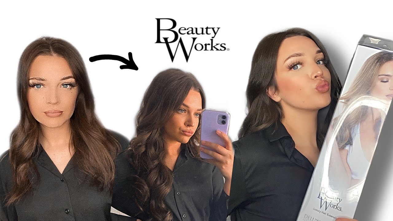BEAUTYWORKS HAIR EXTENSIONS HOW I APPLY & STYLE THEM!