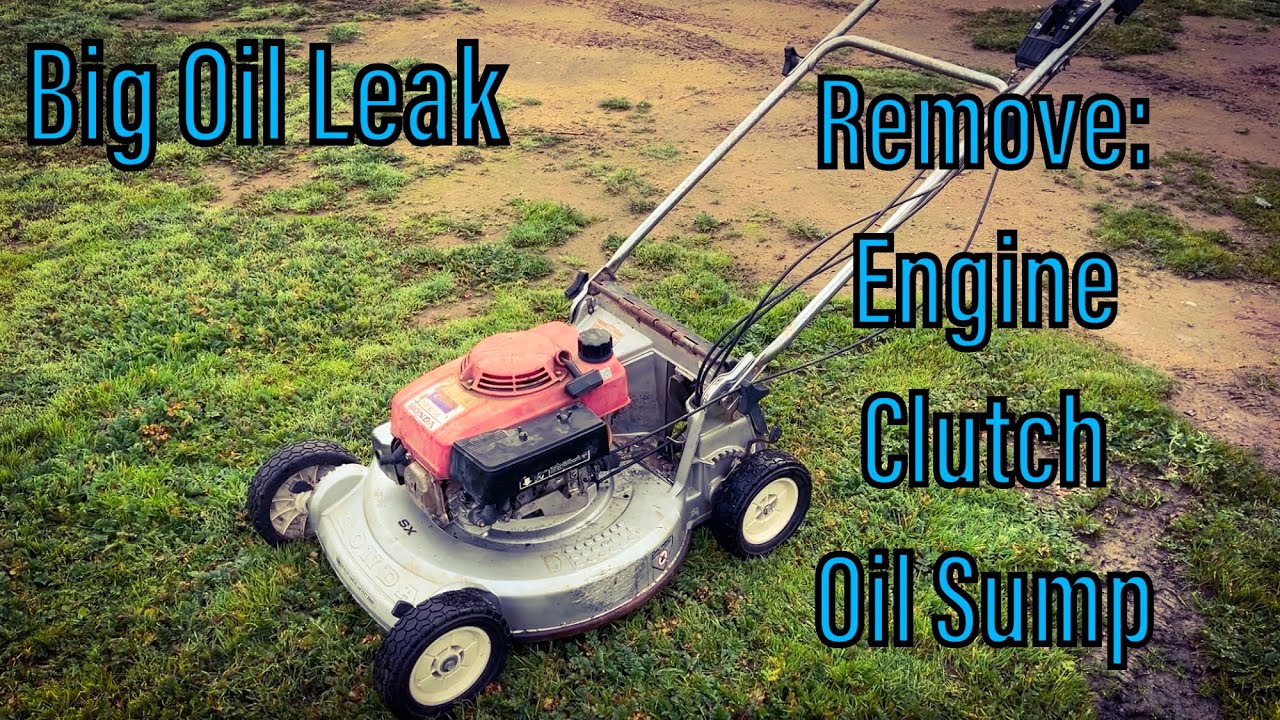 HR214 Mower Leaks Oil - Fix