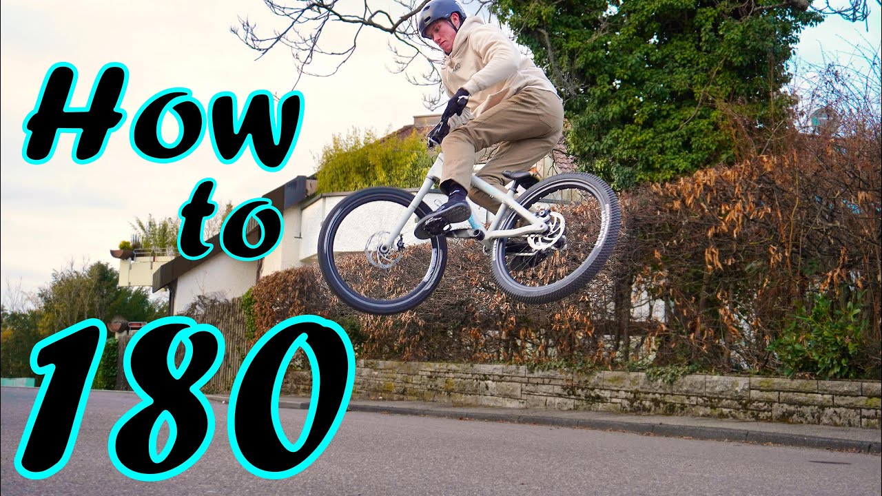 How to 180 a Trial/BMX/MTB in 3 simple steps! - Bunnyhop 180 Tutorial (German)
