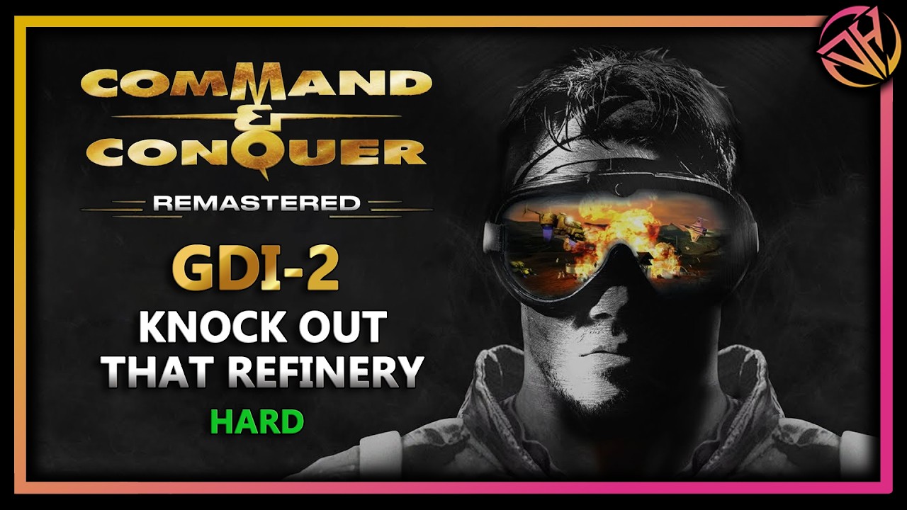 GDI 2 - Уничтожьте нефтеперерабатывающий завод | Прохождение кампании Command & Conquer на сложно...