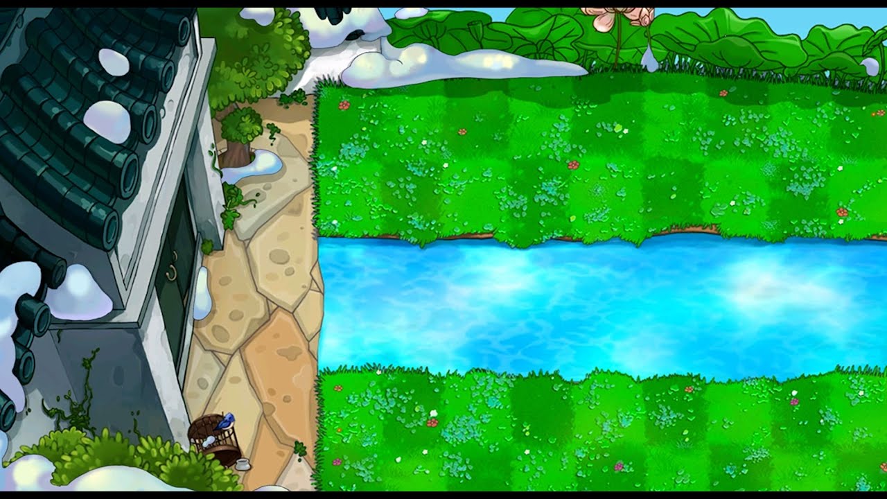 watery graves plants vs zombies (sped up less) (all three versions)