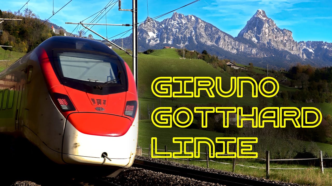 MIT DEM SBB GIRUNO DURCH DEN GOTTHARD BASISTUNNEL  |  IMMENSEE - CHIASSO