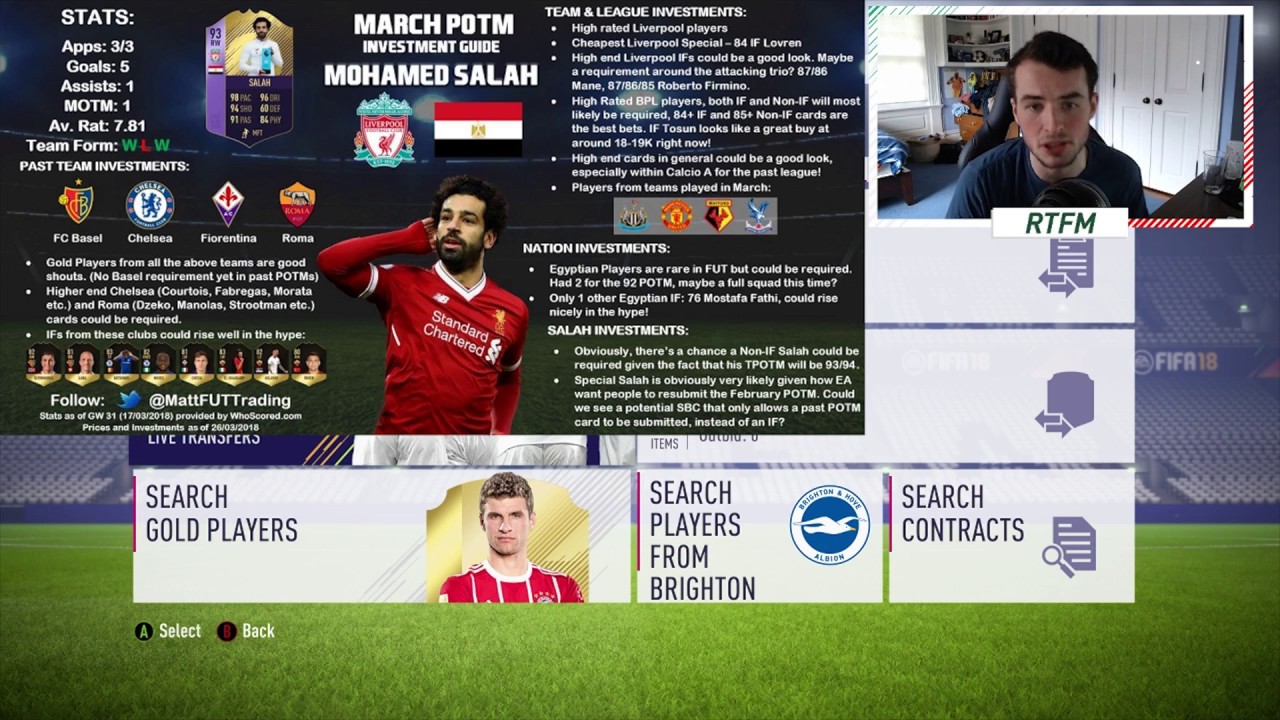 Salah POTM + POTY Investing!