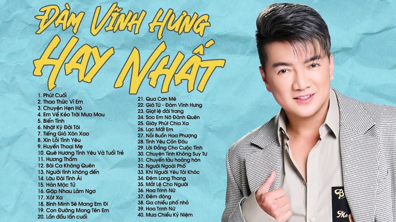 Những Bài Hát Bolero Hay Nhất Mọi Thời Đại của Đàm Vĩnh Hưng (Không Quảng Cáo)