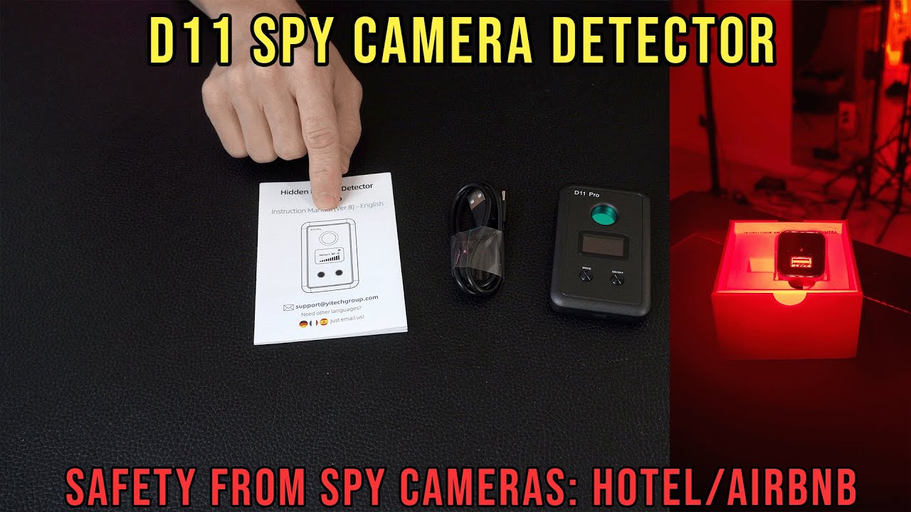 Apantimx Hidden Camera Detectors D11 Pro with Screen, Digital Spy Camera Finder IR Lights Scanner