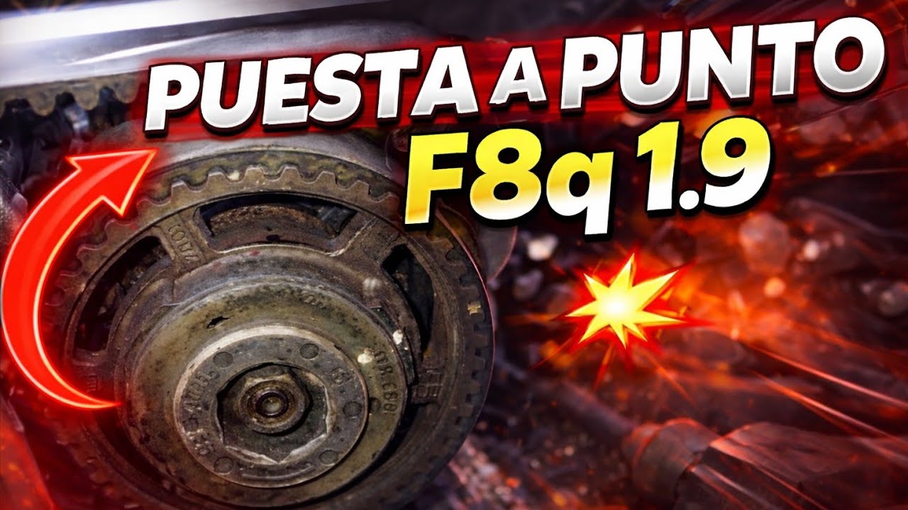 Cómo PONER A PUNTO RENAULT F8Q 1.9 Diésel (Kangoo,Clio,exprés,megane,R19 etc) muy fácil.