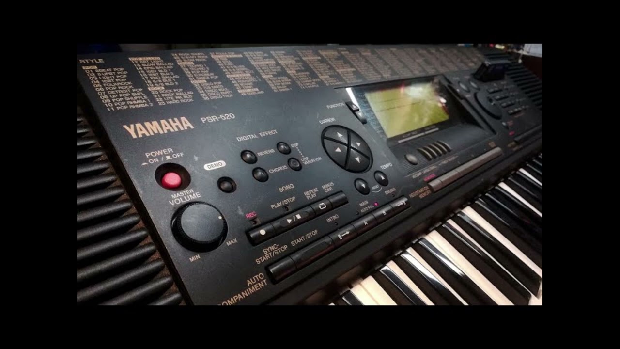 Bielyje rozy / Белые розы / Yamaha PSR-520