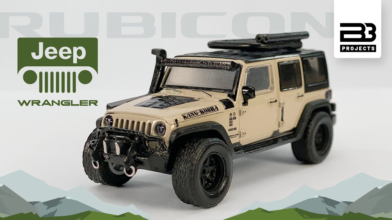 Jeep Wrangler Rubicon | GreenLight 1 64 Scale Custom Diecast | #BBPROJECTS