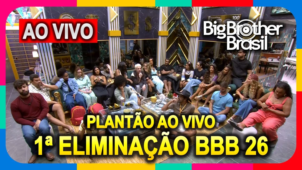 BBB 26: 1ª Eliminação AO VIVO - Aline Campos | Ana Paula Renault | Milena 20/01/2026 #BBB26 AO VIVO
