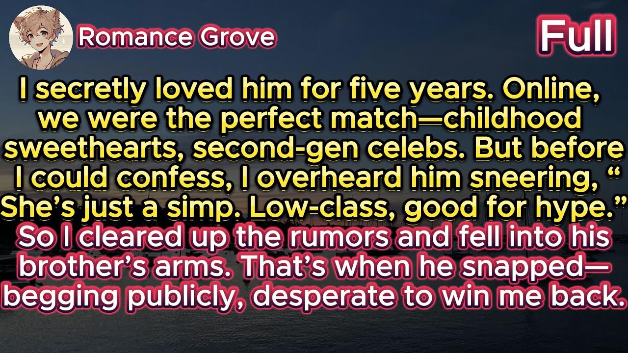 I loved him for five years—until I heard him call me low-class. So I ran into his brother’s arms.