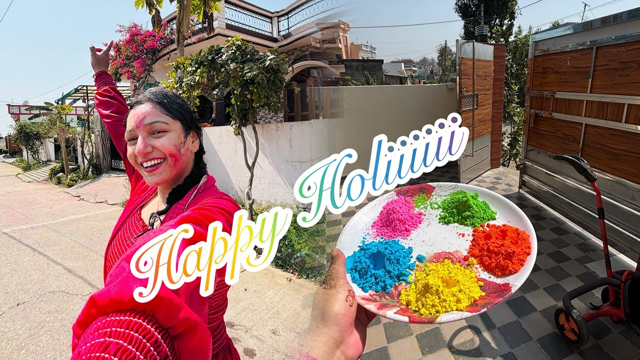 Holi celebration 🥳🫟in Dehradun 