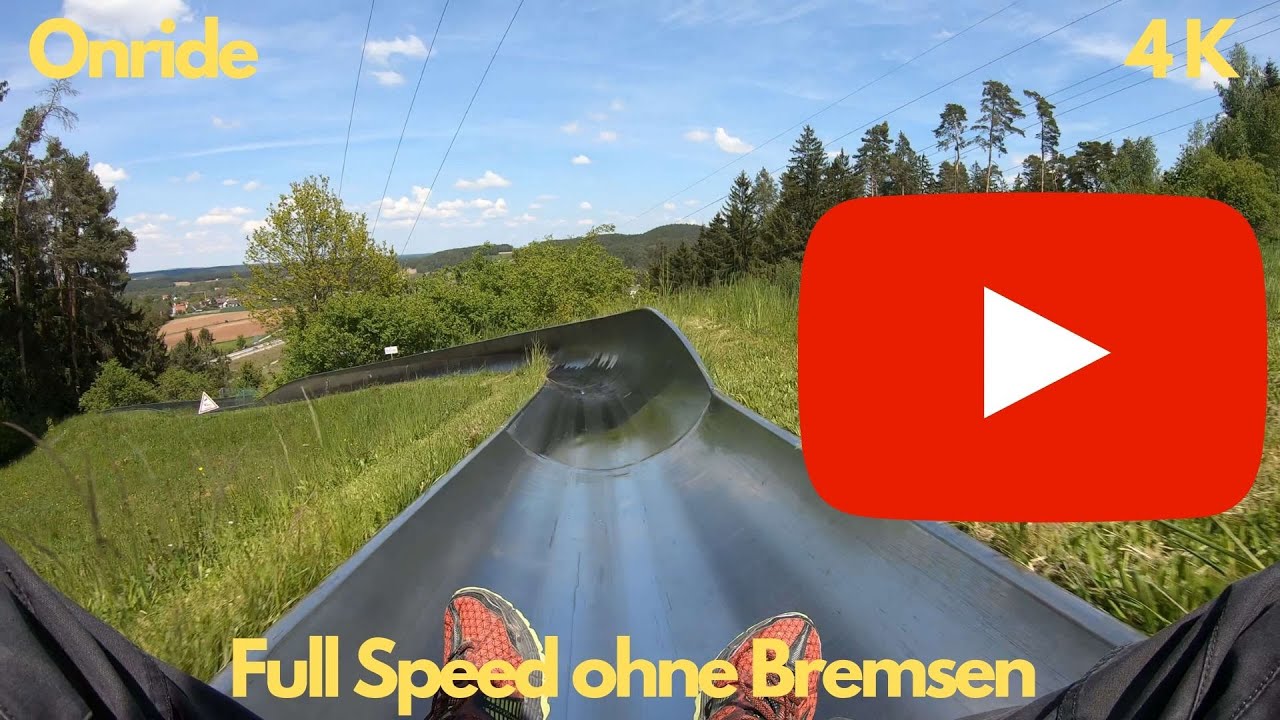 Sommerrodelbahn Pleinfeld Altmühltal Bayern Deutschland Links + Rechts Onride