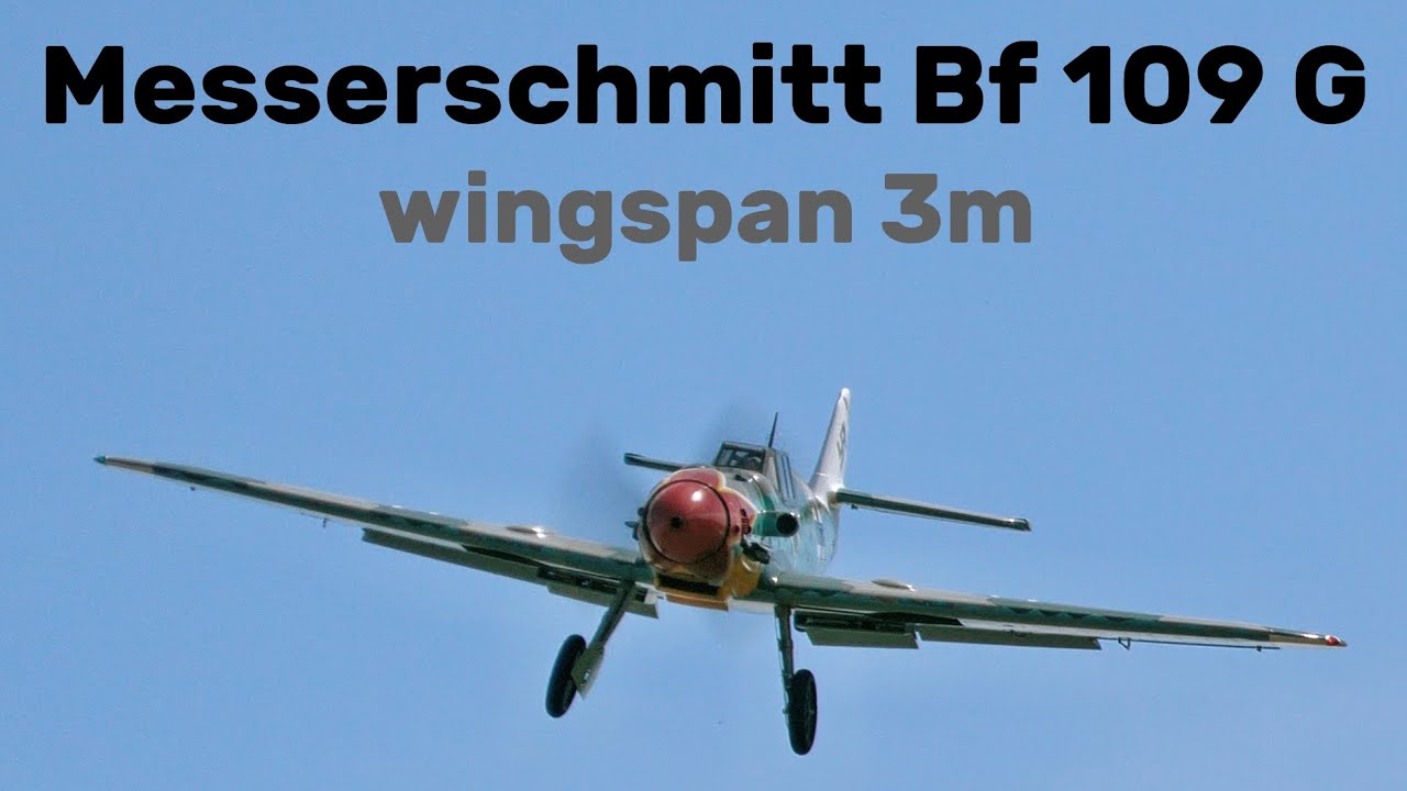 Messerschmitt Bf 109 G | 3m scale RC airplane | 4K | Holešov 2025
