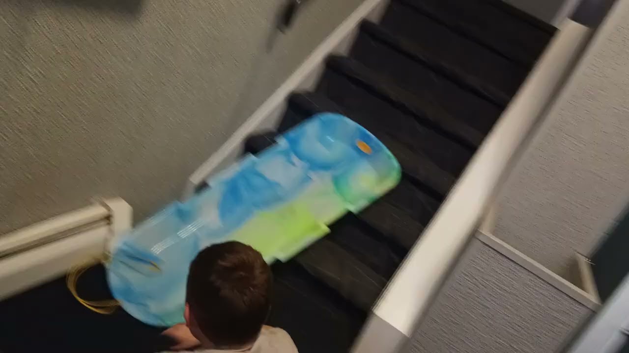 Falling down stairs part 7