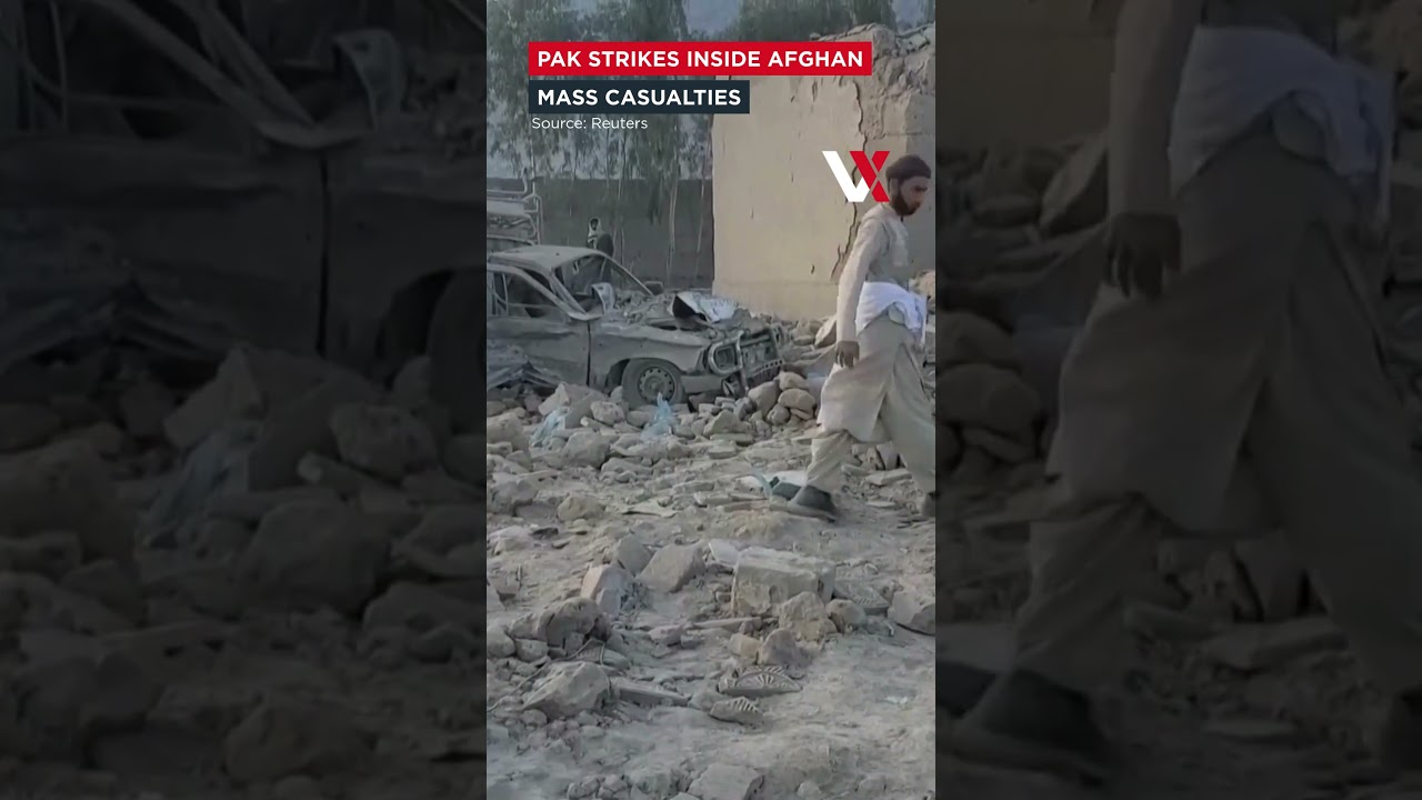 Cross-Border Carnage! Pakistan Strikes Inside Afghanistan, Dozens Dead | Taliban Vows&hellip; | VERTEX