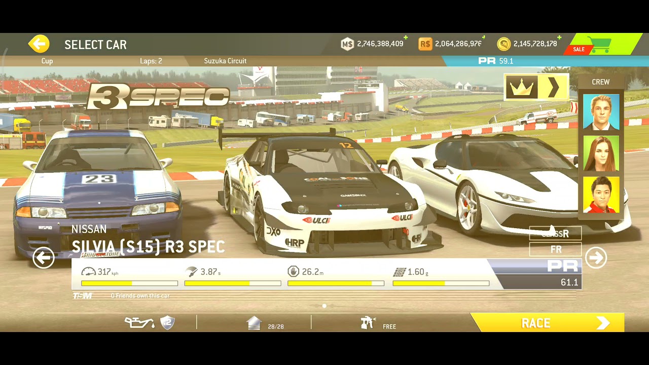 Real Racing 3 Nissan SILVIA [S15] R3 SPEC #JapaneseUltra