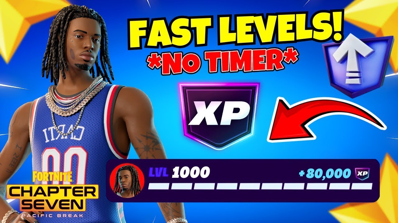 *NO TIMER* Fortnite XP MAP to LEVEL UP FAST in Chapter 7! (WORKS For OG, MUSIC, LEGO & BATTLE PASS)