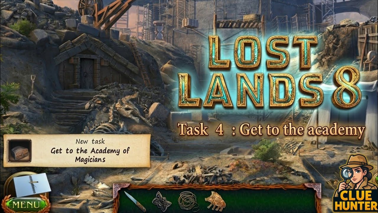 Lost Lands 8 Sand Captivity Task 4: Get to Academy of Magicians FULL Walkthrough Clue Hunter 1m