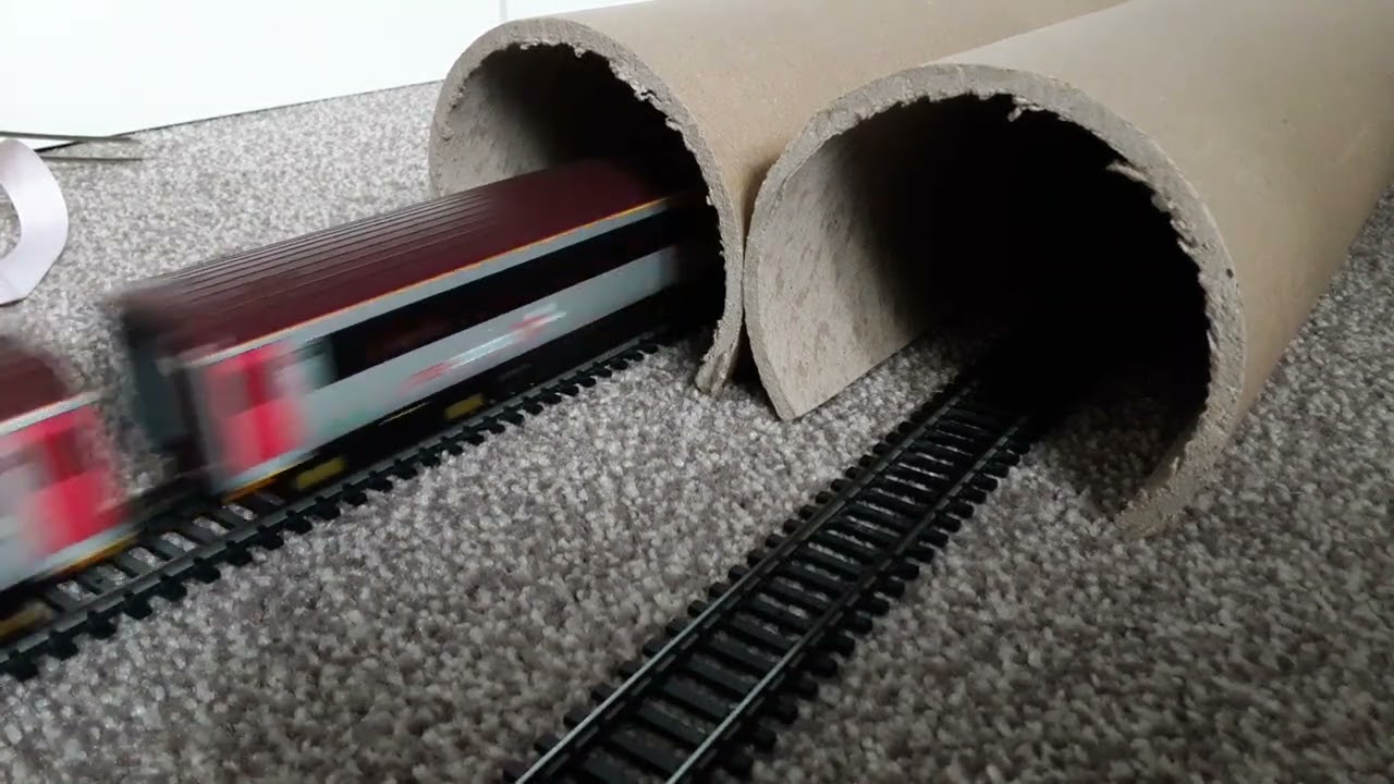Bachmann Class 170 and Bachmann Class 66 CrossCountry Mk3 coach move passing