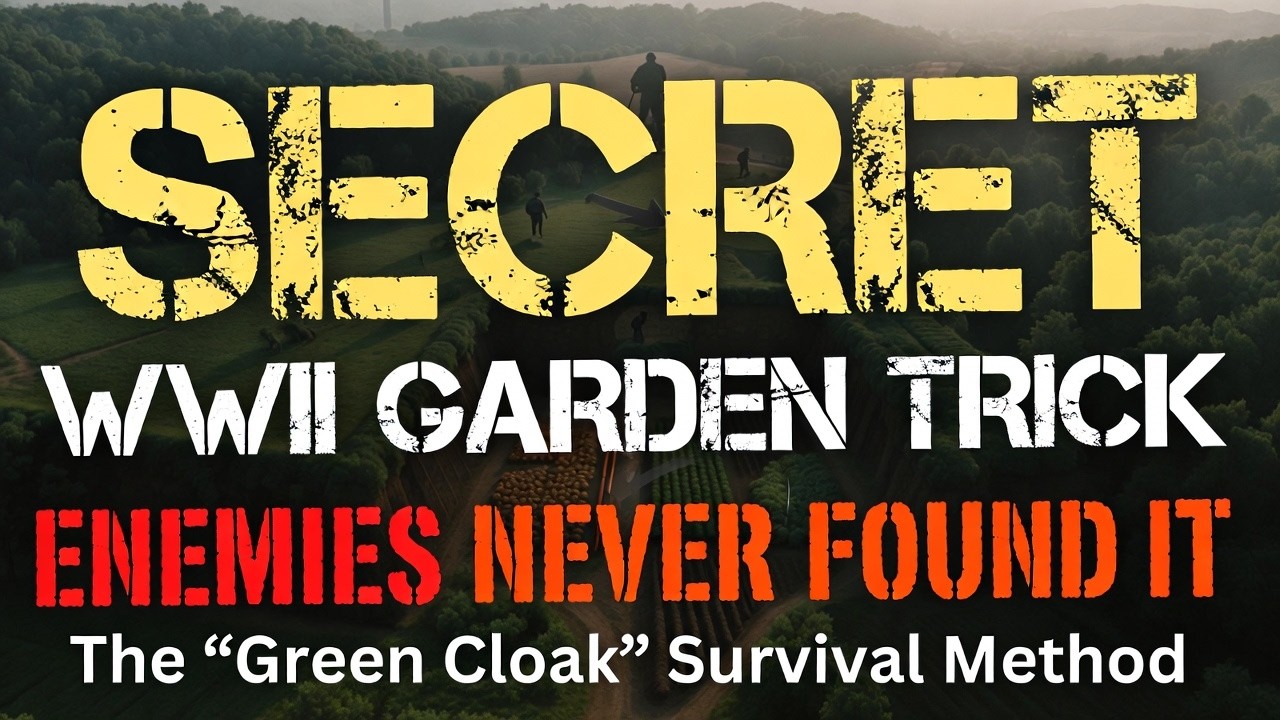 The Secret WWII Gardening Trick Enemies Never Found – The “Green Cloak” Survival Method