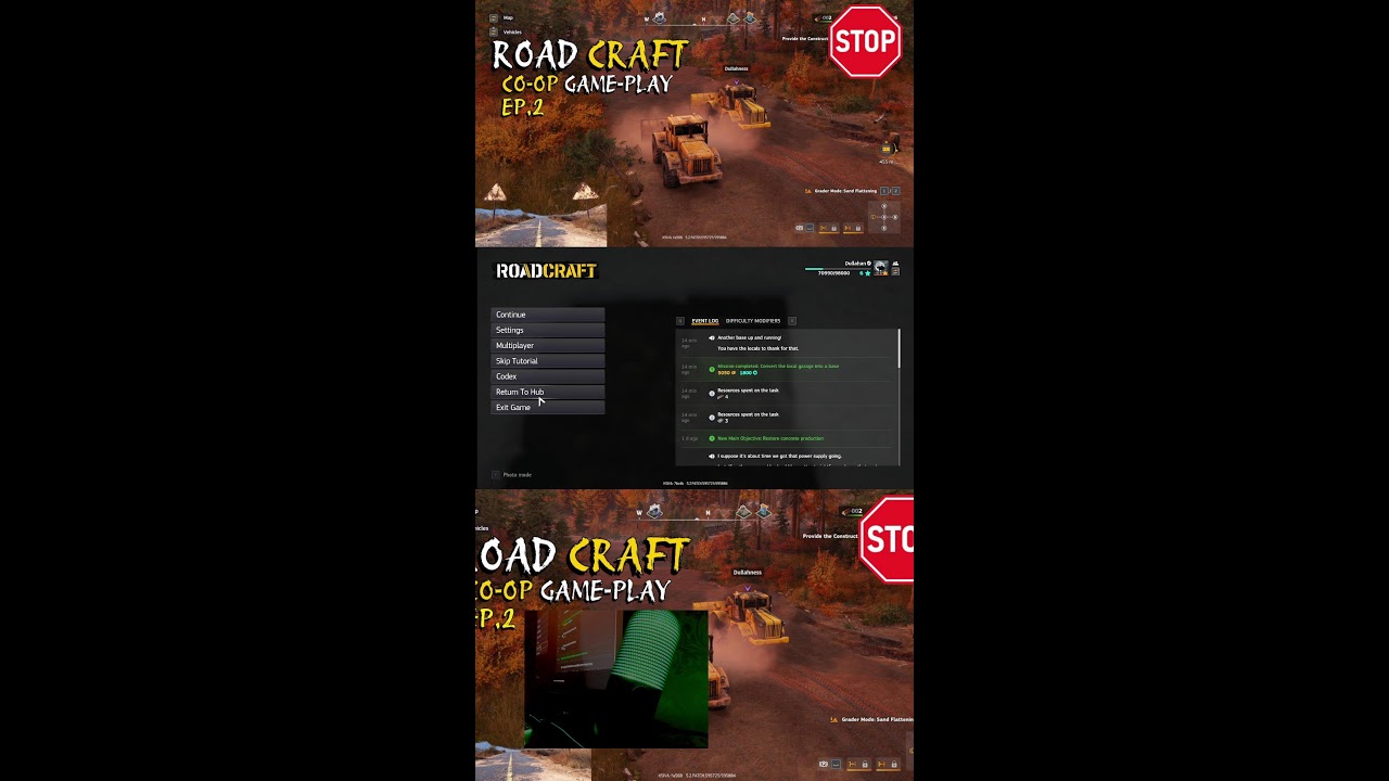 ROAD CRAFT ! CO-OP GAMEPLAY & PLAYTHROUGH EP 2 ! THE PROGRESSION CONTINUES ! (Portrait)