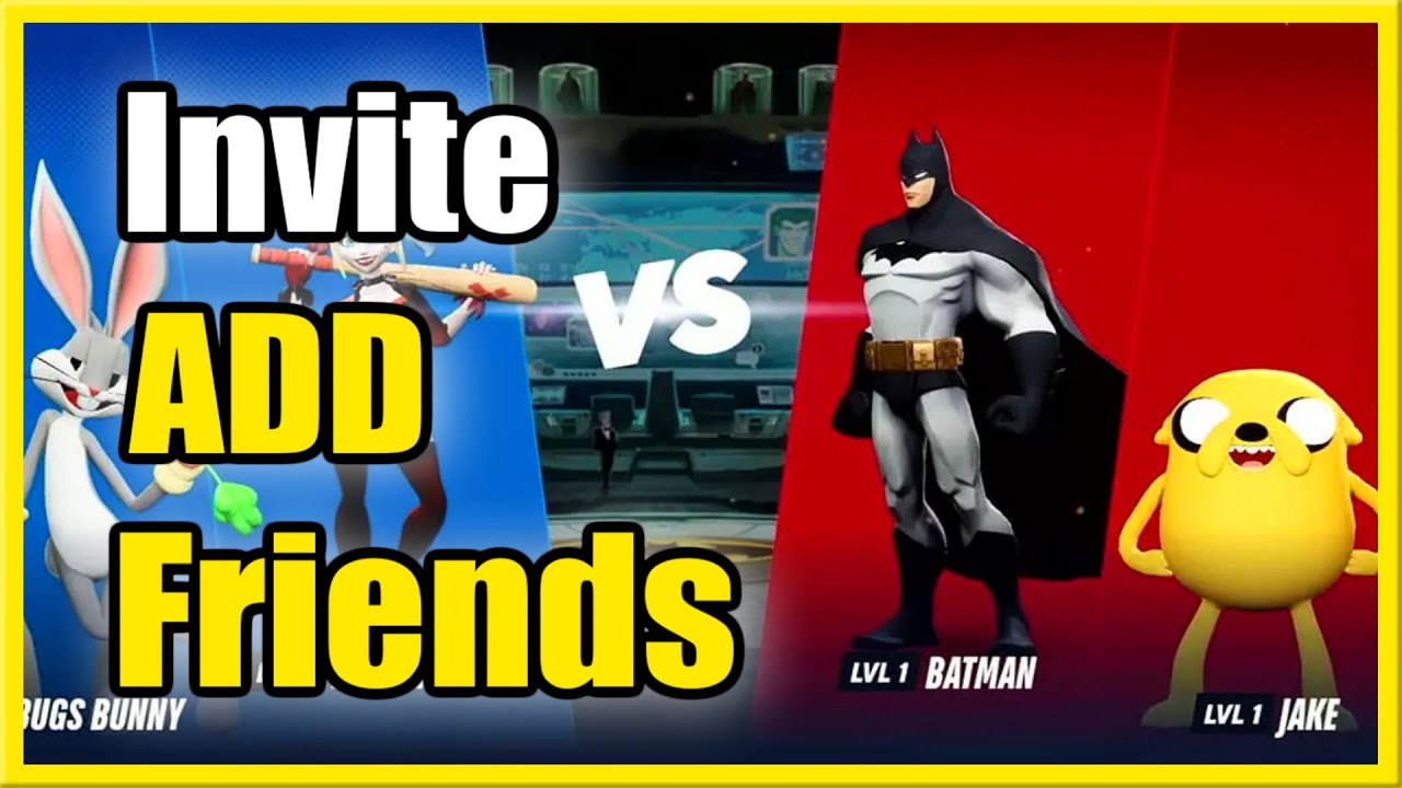 How to INVITE & Add Friends to Party in MultiVersus (Cross Platform)