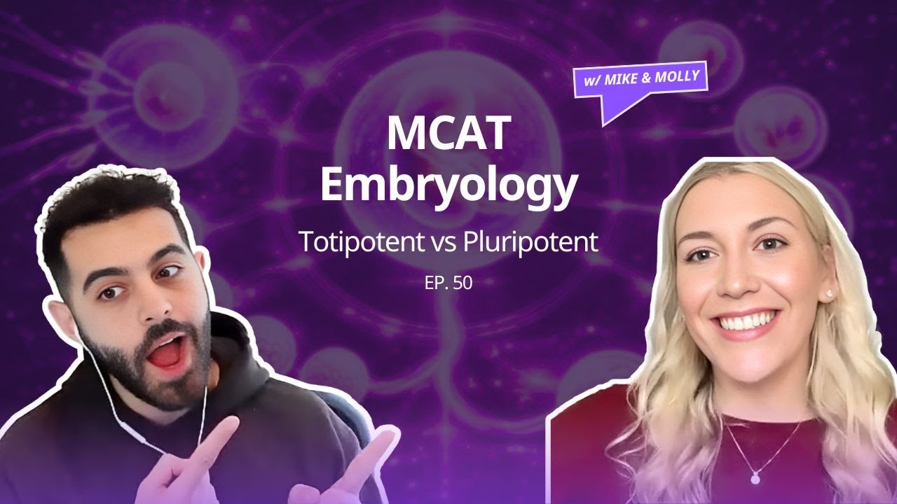 MCAT Embryology: From Fertilization to Gastrulation (Totipotent vs Pluripotent Stem Cells)