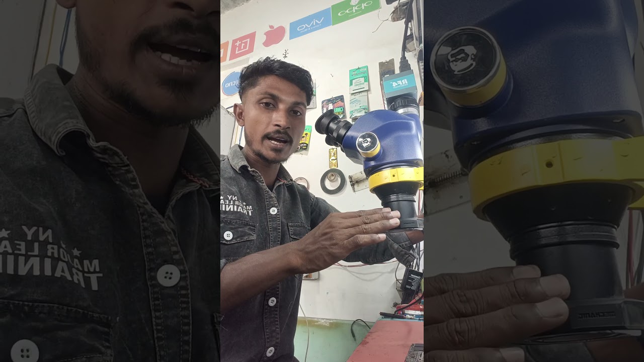 microscope D75t 0.5x or 0.7x ka lence difference #gt961 #mobilerepair #repair #microscope