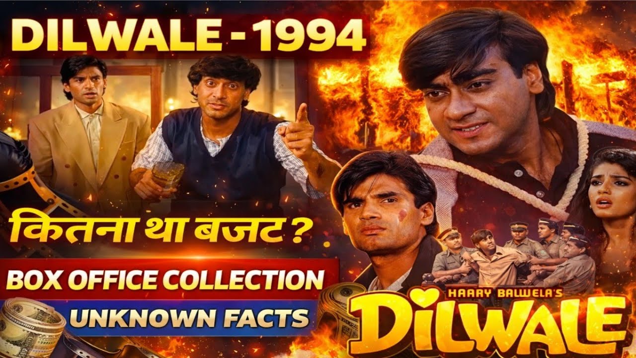 Dilwale 1994 HIT Ya FLOP? 💥 Budget, Collection & Shocking Facts | Ajay Devgn