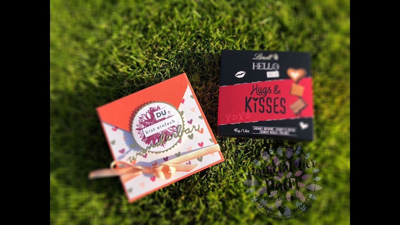 Tutorial: Geschenkverpackung für Pralinenschachtel mit Produkten von Stampin‘ Up!