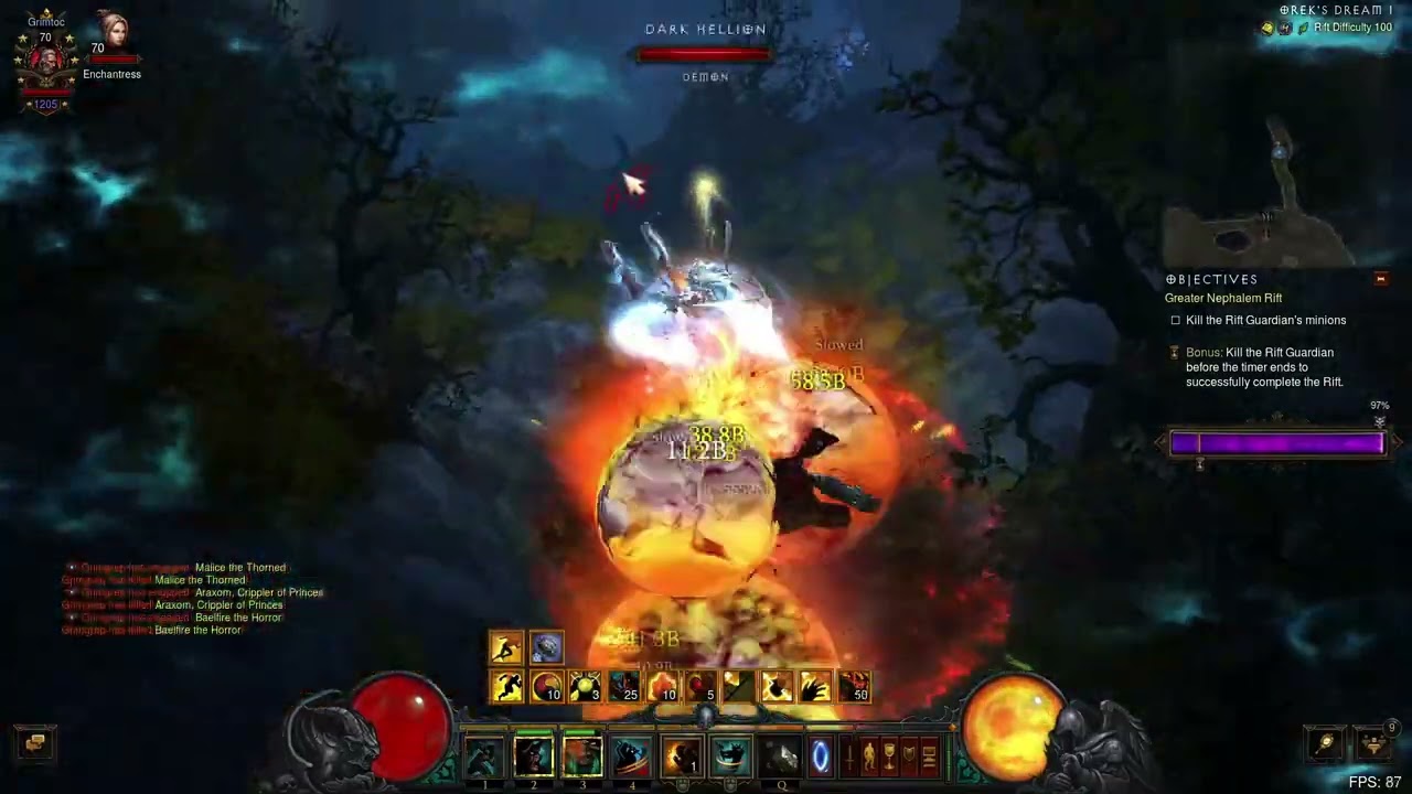 Orek's Dream Greater Rift - Diablo 3