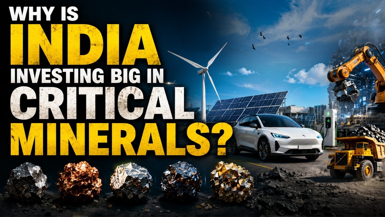 WHY IS INDIA INVESTING BIG IN CRITICAL MINERALS?