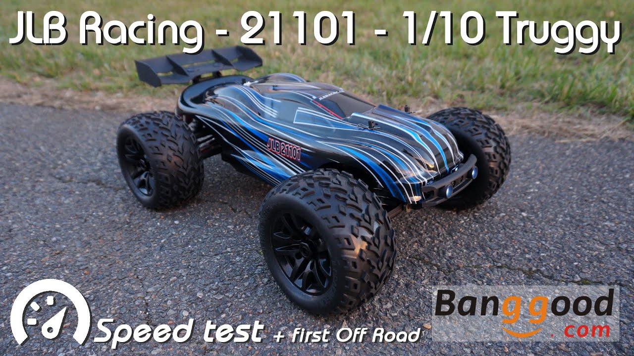 • JLB Racing - 21101 1/10 4WD Truggy - Speed test •