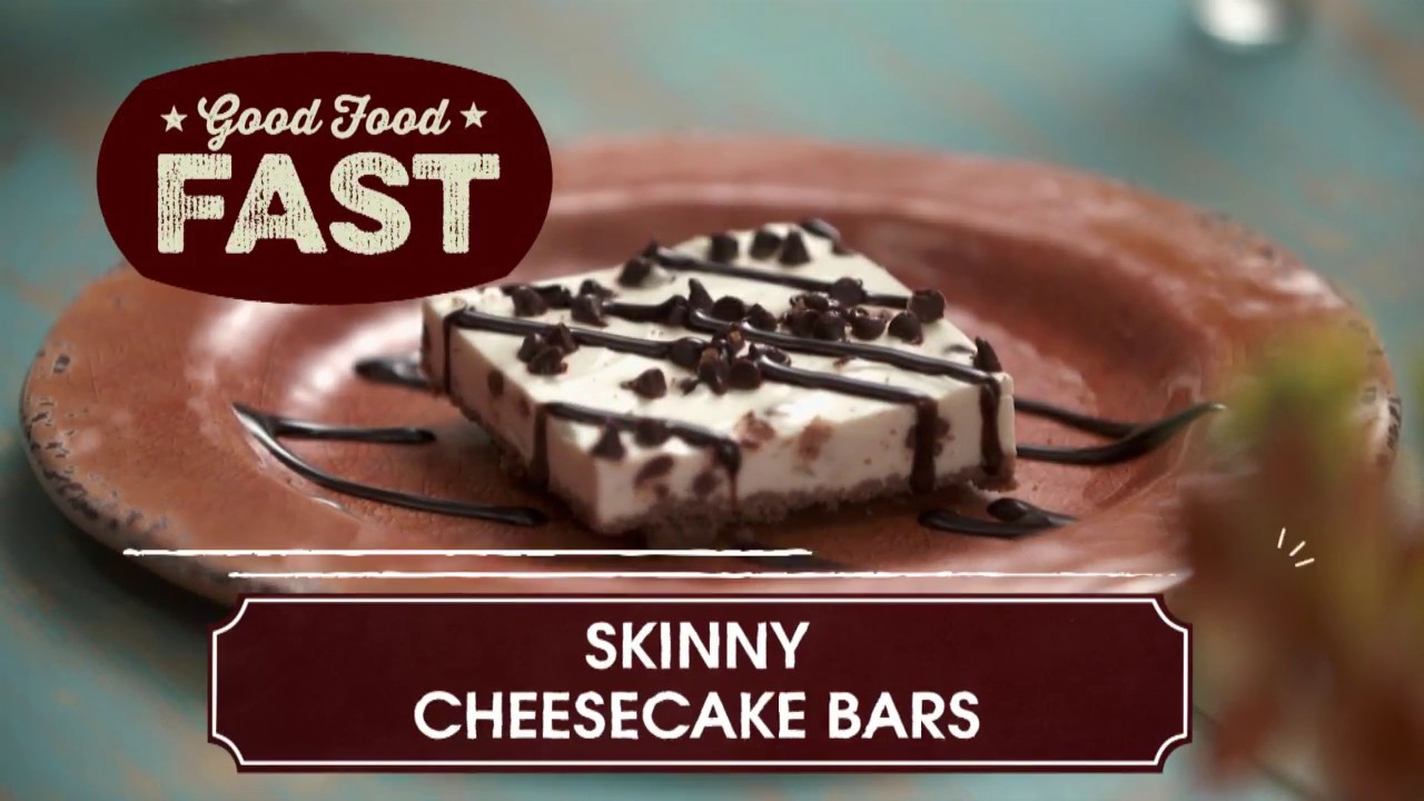Skinny Cheesecake Bars | Good Food Fast