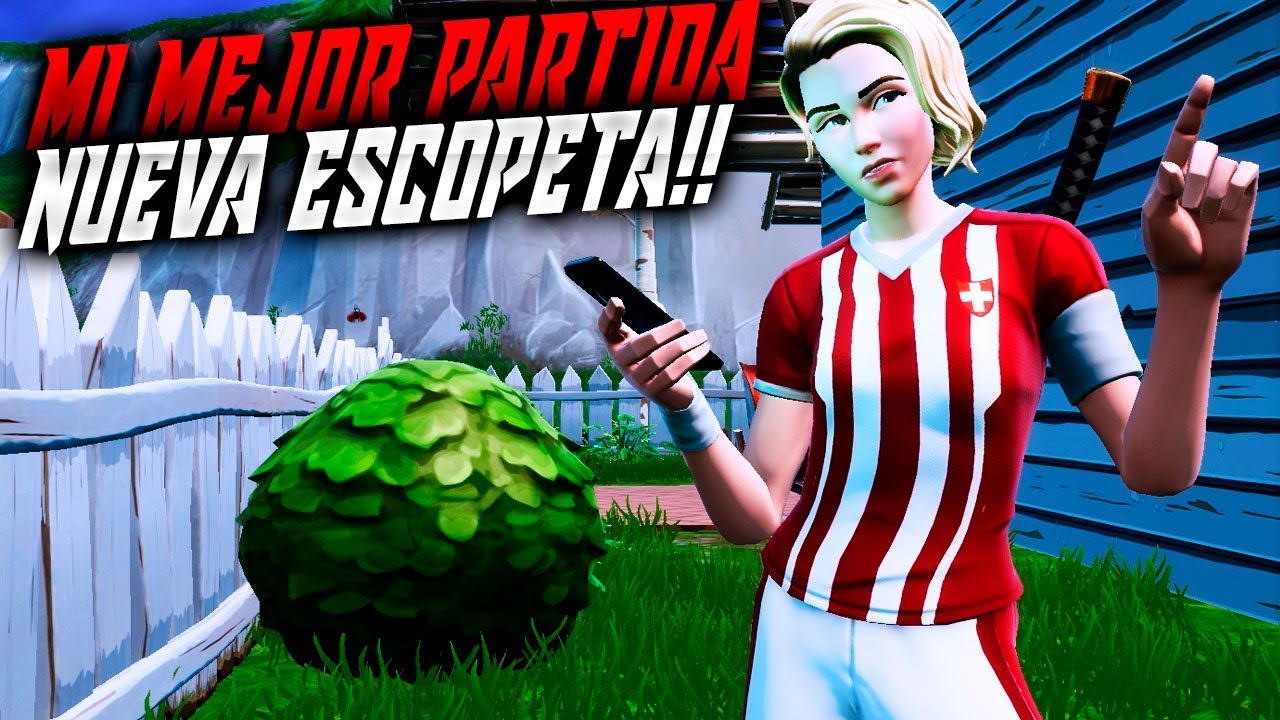 MI MEJOR PARTIDA con la NUEVA ESCOPETA!!! | FORTNITE | Rubinho vlc