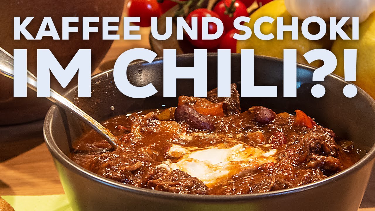 Coffee-Choc Chili - Cowboy Chili mit Kaffee, Schokolade und vielen anderen scharfen Zutaten