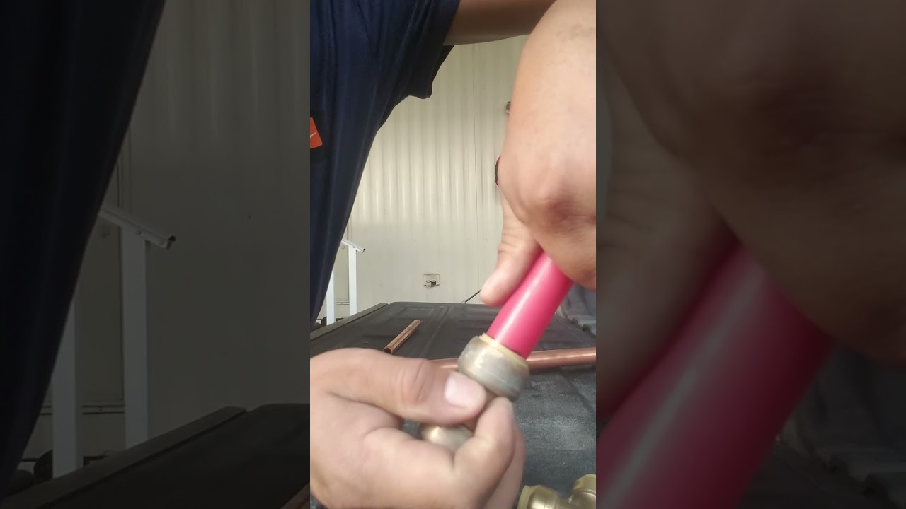 Como conectar cobre con manguera pex sin soldar