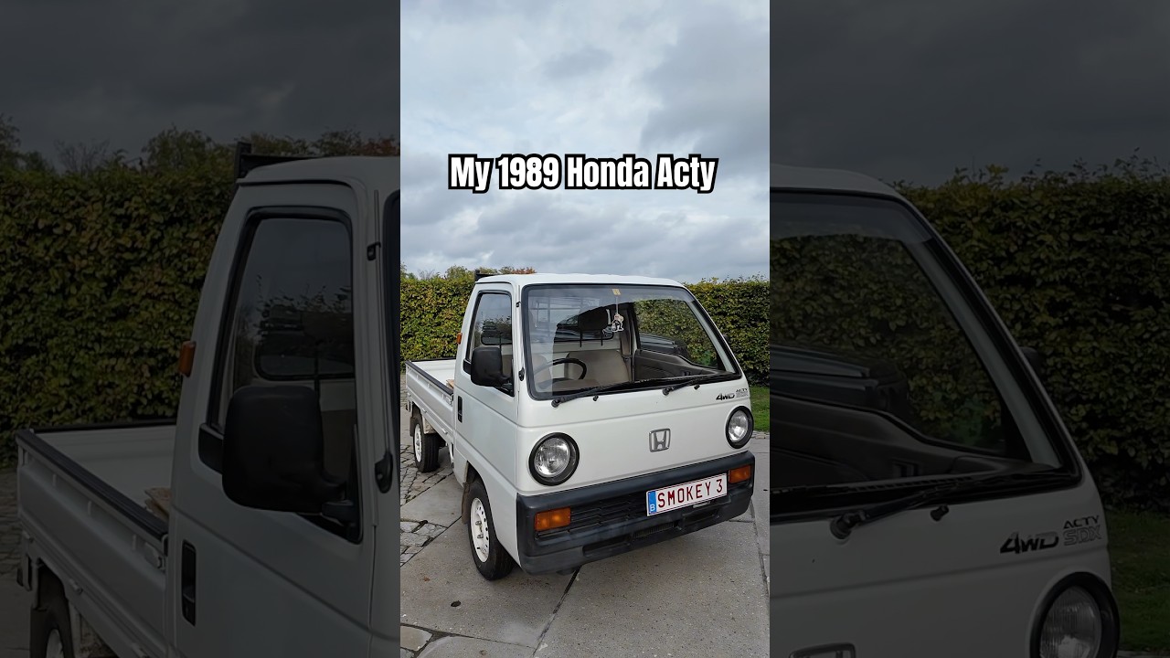 Забавные факты о моей Honda Acty 1989 года (импорт из Японии)