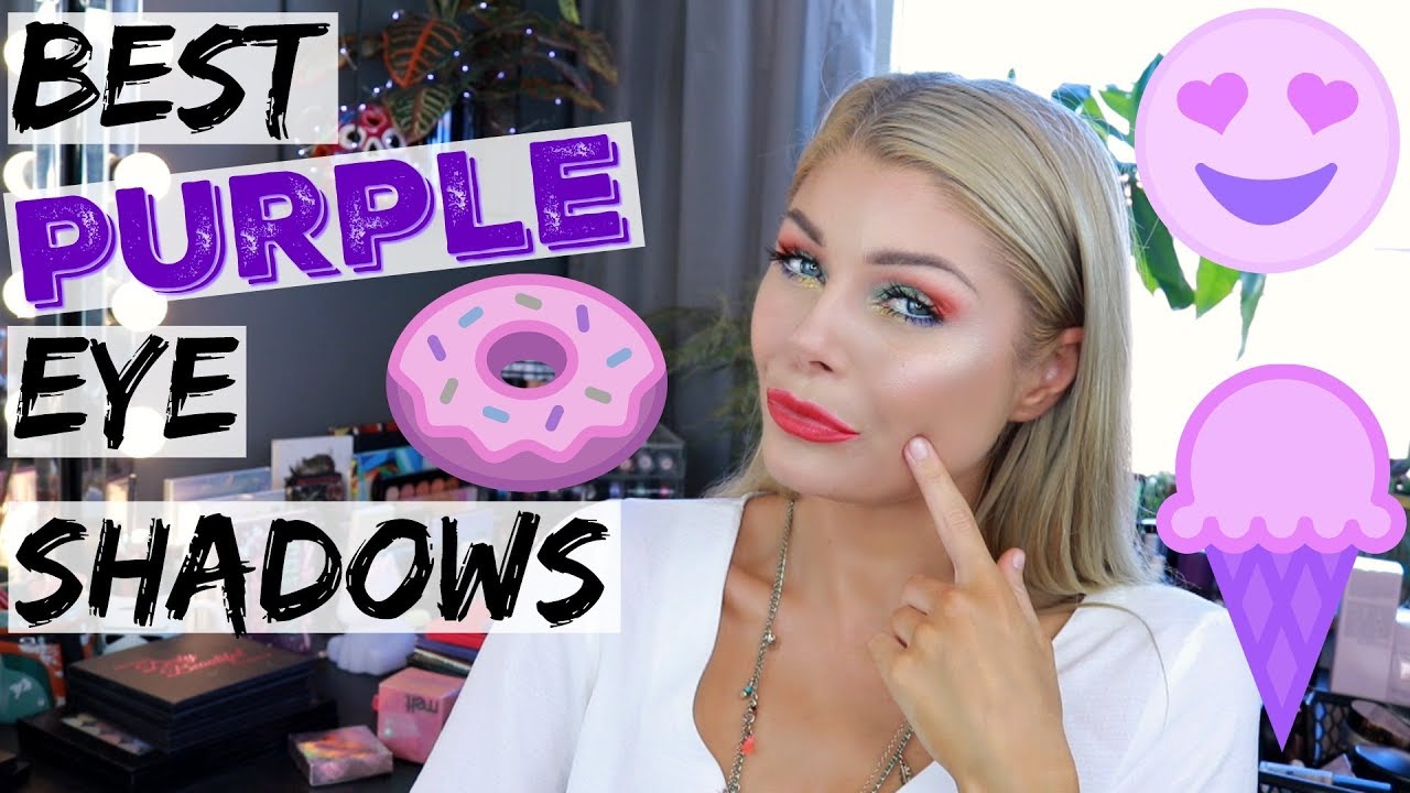 My Favorite Single Purple Eyeshadows | Raiding My Collection