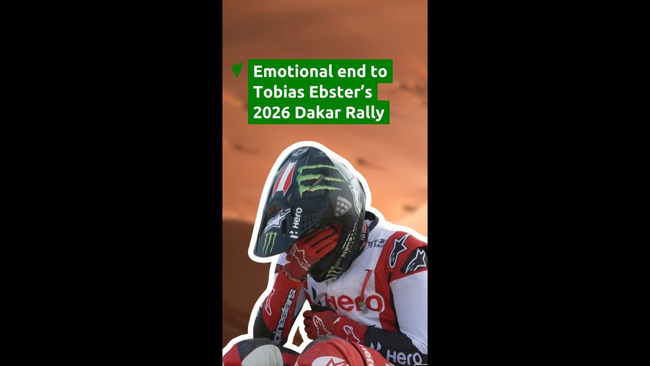 An emotional end to Tobias Ebster's 2026 Dakar Rally