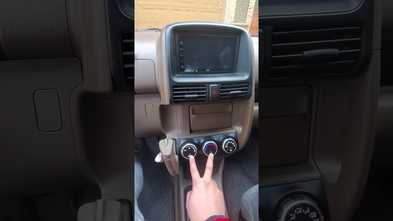 2002-2006 Honda CRV turn AC off manually when in defrost setting
