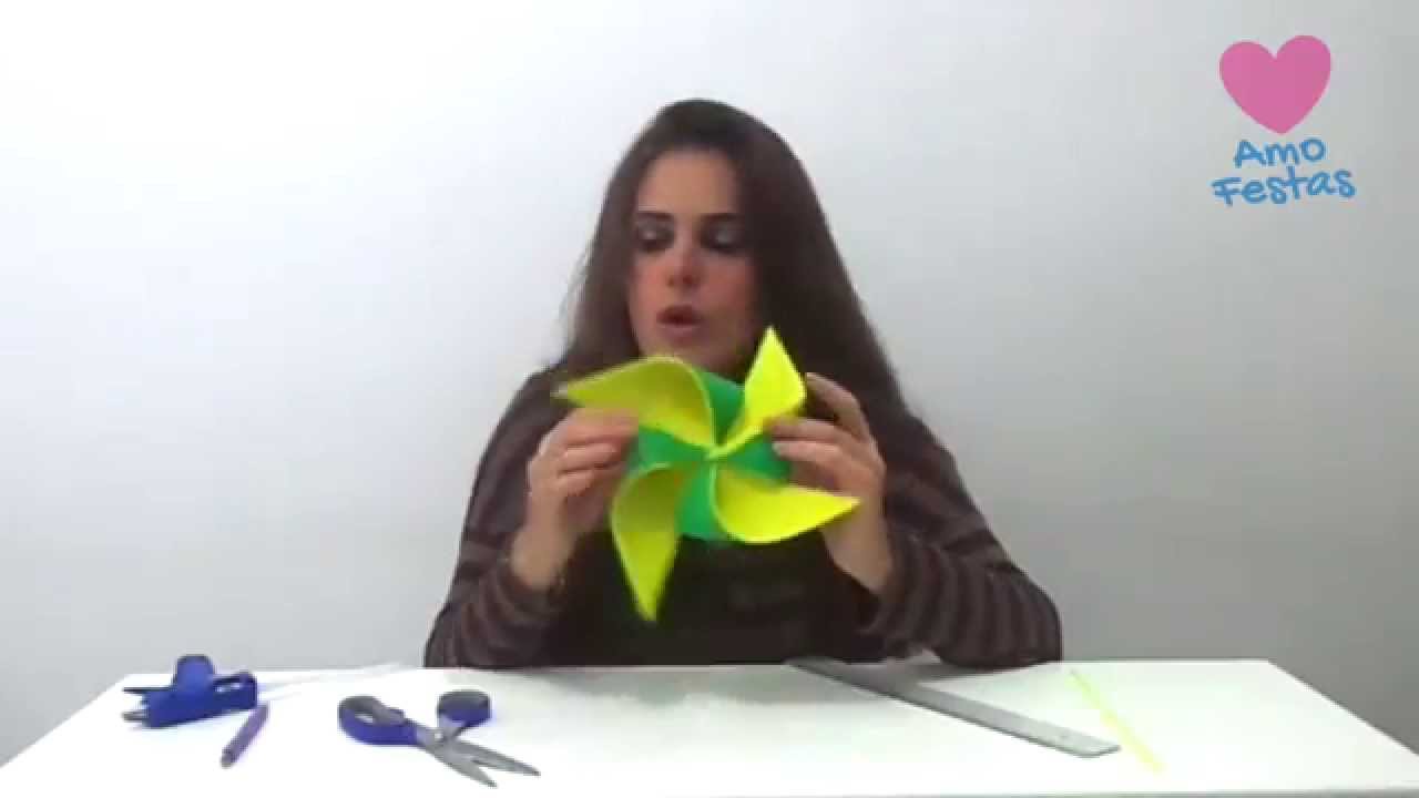 Catavento de EVA Simples e Fácil de 2 Cores