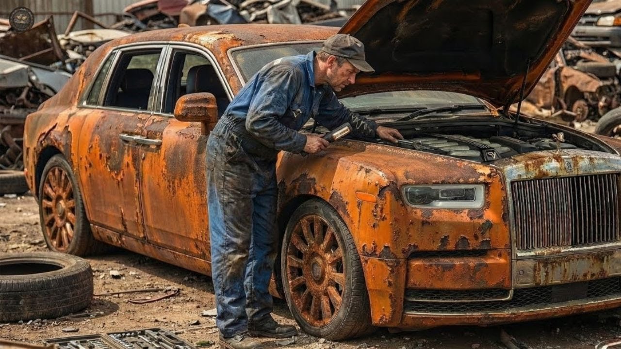 ASMR Car Restoration | Completely Destroyed Rolls-Royce Phantom Reborn Like New