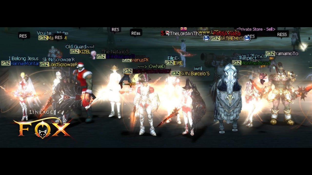 LINEAGE II FOX: SAME ENEMIES, SAME SH!T | Sk!N